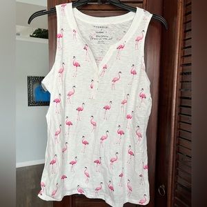 Torrid flamingo print tank
